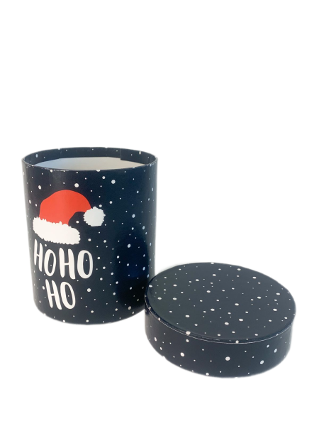 Шляпная коробка НГ Дизайн "Ho Ho Ho"